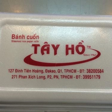 Tổng hợp- Quán Ăn Bánh Cuốn Tây Hồ - Phan Xích Long