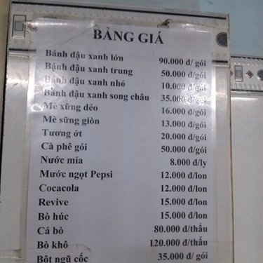 Thực đơn- Quán Ăn Bánh Cuốn Tiến Hưng