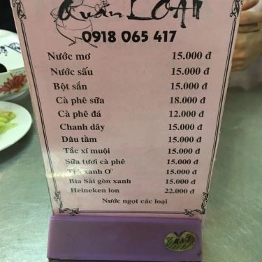 Thực đơn- Quán Ăn Bánh Đa Cua Hải Phòng & Lẩu Cua Đồng