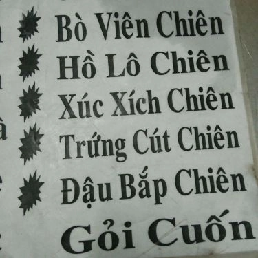Thực đơn- Quán Ăn Ngọc Linh - Bánh Flan & Rau Câu