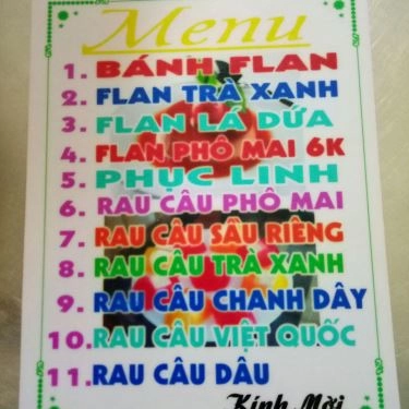 Tổng hợp- Quán Ăn Bánh Flan Phục Linh