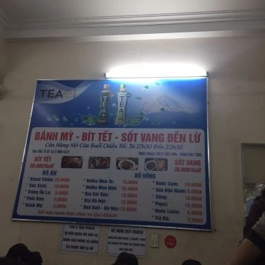 Thực đơn- Quán Ăn Bánh Mì Bít Tết - Đền Lừ 2