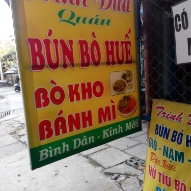 Tổng hợp- Quán Ăn Trinh Dừa Quán - Bún Bò & Bò Kho Bánh Mì