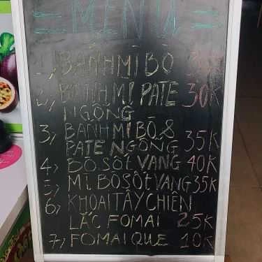 Thực đơn- Bánh Mì Bò Nướng - Sun World Halong Park