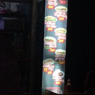 Thực đơn- Quán Ăn Bánh Mì Ngố - Thái Phiên