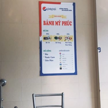 Thực đơn- Quán Ăn Bánh Mì Phúc - Yết Kiêu