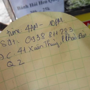 Tổng hợp- Quán Ăn Bánh Mì Tuyền Ký - Xuân Thủy
