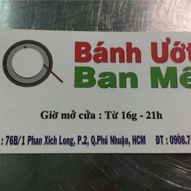Tổng hợp- Quán Ăn Bánh Ướt Ban Mê