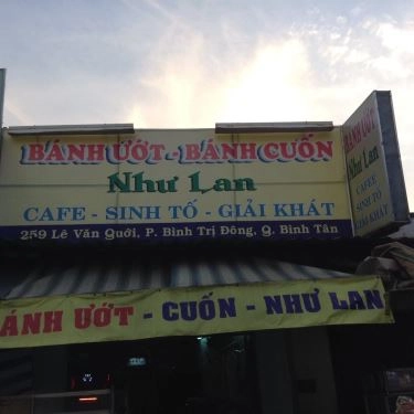 Không gian- Quán Ăn Bánh Ướt Như Lan - Lê Văn Quới