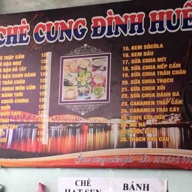 Thực đơn- Bún Bò Huế, Chè Cung Đình & Bánh Xèo - Kênh Liêm