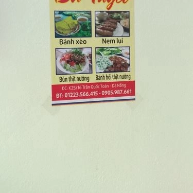 Thực đơn- Quán Ăn Bánh Xèo Bà Tuyết
