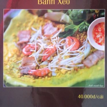 Thực đơn- Quán Ăn Bánh Xèo Sạch Quê Việt