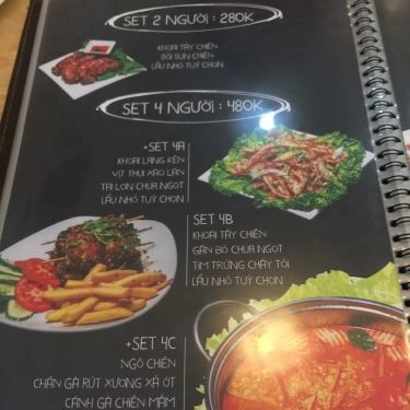 Thực đơn- Quán Ăn Bao Quán - Ẩm Thực Việt