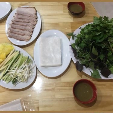 Món ăn- Quán Ăn Cuốn & Nhúng - Bánh Tráng Cuốn Thịt Heo & Bò Nhúng Dấm - Kim Đồng