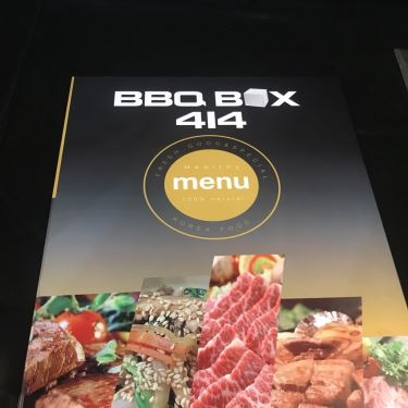 Thực đơn- Nhà Hàng BBQ BOX 414