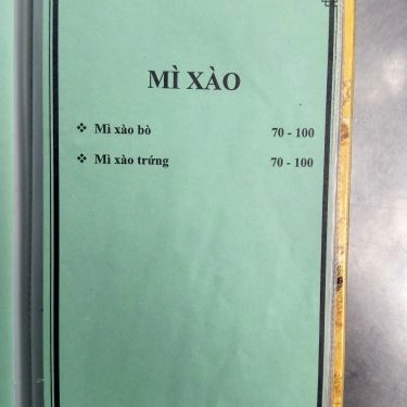 Thực đơn- Quán Ăn Quán Sơn Ca - Bê Thui & Lẩu Bò