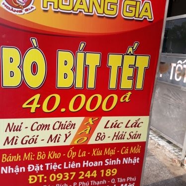 Thực đơn- Nhà Hàng Beefsteak Hoàng Gia - Lũy Bán Bích