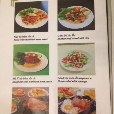 Thực đơn- Quán Ăn Beefsteak Mận Xanh