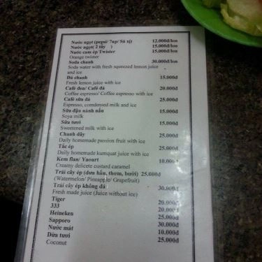 Tổng hợp- Quán Ăn Beefsteak Nam Sơn - NTMK