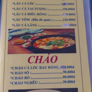 Thực đơn- Nhà Hàng Bến Đò Quán - Ẩm Thực Bờ Sông