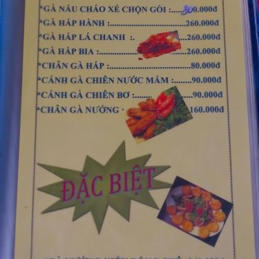 Thực đơn- Nhà Hàng Bến Đò Quán - Ẩm Thực Bờ Sông