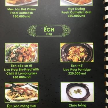 Thực đơn- Quán Ăn BENA.Seafood168