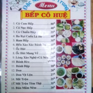 Tổng hợp- Quán Ăn Bếp Cô Huệ - Đặc Sản Miền Trung