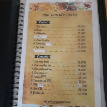 Tổng hợp- Quán Ăn Bếp Của Mẹ - Cơm Vuông, Phở Tròn & Lẩu Nướng