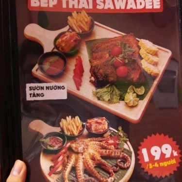 Thực đơn- Quán Ăn Bếp Thái Sawadee