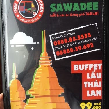 Thực đơn- Quán Ăn Bếp Thái Sawadee