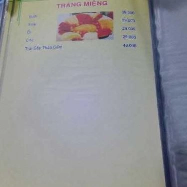 Thực đơn- Quán Ăn Bia Sệt X9 - Đường Số 6