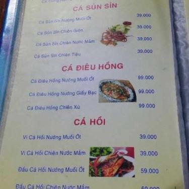 Thực đơn- Quán Ăn Bia Sệt X9 - Đường Số 6
