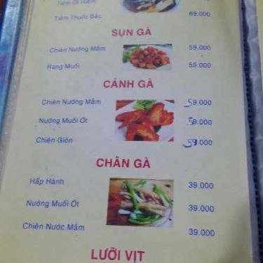 Thực đơn- Quán Ăn Bia Sệt X9 - Đường Số 6