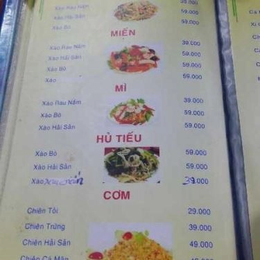 Thực đơn- Quán Ăn Bia Sệt X9 - Đường Số 6