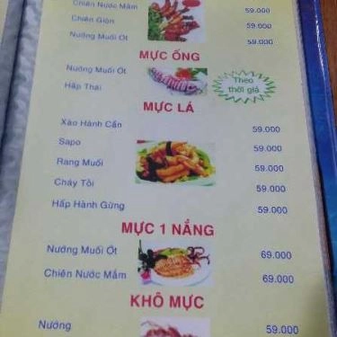 Thực đơn- Quán Ăn Bia Sệt X9 - Đường Số 6