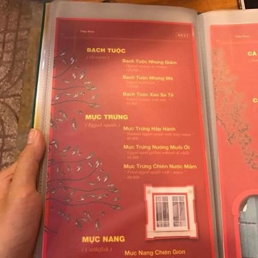 Thực đơn- Quán Ăn Bia Tô Art - Trần Não