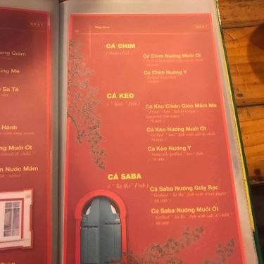 Thực đơn- Quán Ăn Bia Tô Art - Trần Não