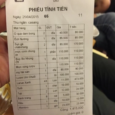 Tổng hợp- Quán Ăn Bia Tô Lão Đại - 3 Tháng 2