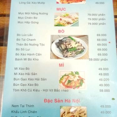 Tổng hợp- Quán Ăn Bia Tuyết 127
