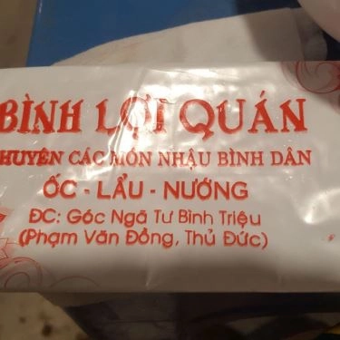 Tổng hợp- Quán Ăn Bình Lợi Quán - Ốc, Lẩu & Các Món Nướng