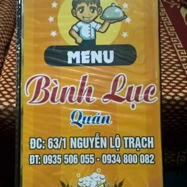 Tổng hợp- Quán Ăn Bình Lục Quán