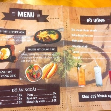 Thực đơn- Quán Ăn Bít Tết Lộc