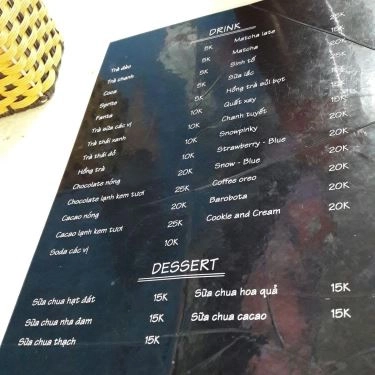 Thực đơn- Quán Ăn Bling - Fastfood & Takeaway