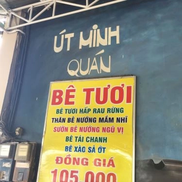 Thực đơn- Quán Ăn Út Minh - Bò 7 Món, Hải Sản & Lẩu