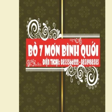 Thực đơn- Quán Ăn Bò 7 Món Bình Quới