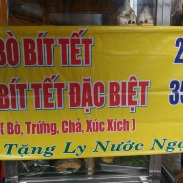 Thực đơn- Quán Ăn Bò Bít Tết, Bánh Mì & Xôi Mặn