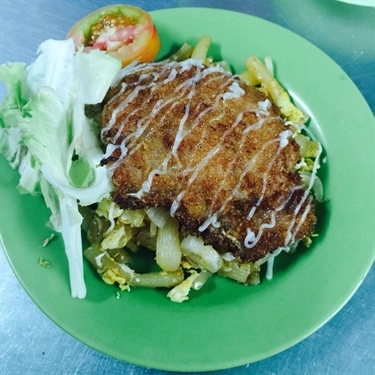 Món ăn- Quán Ăn Lão Hương Thân - Cơm Gà Xối Mỡ