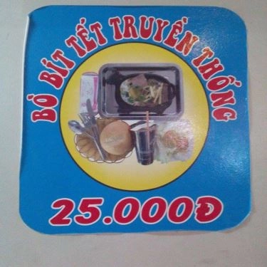Thực đơn- Quán Ăn Bò Bít Tết Truyền Thống