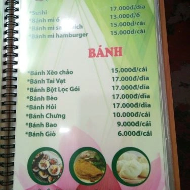 Thực đơn- Quán Ăn Bồ Đề - Quán Cơm Chay