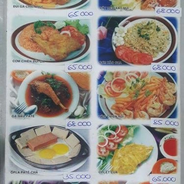 Thực đơn- Quán Ăn Opla Inox - Châu Văn Liêm